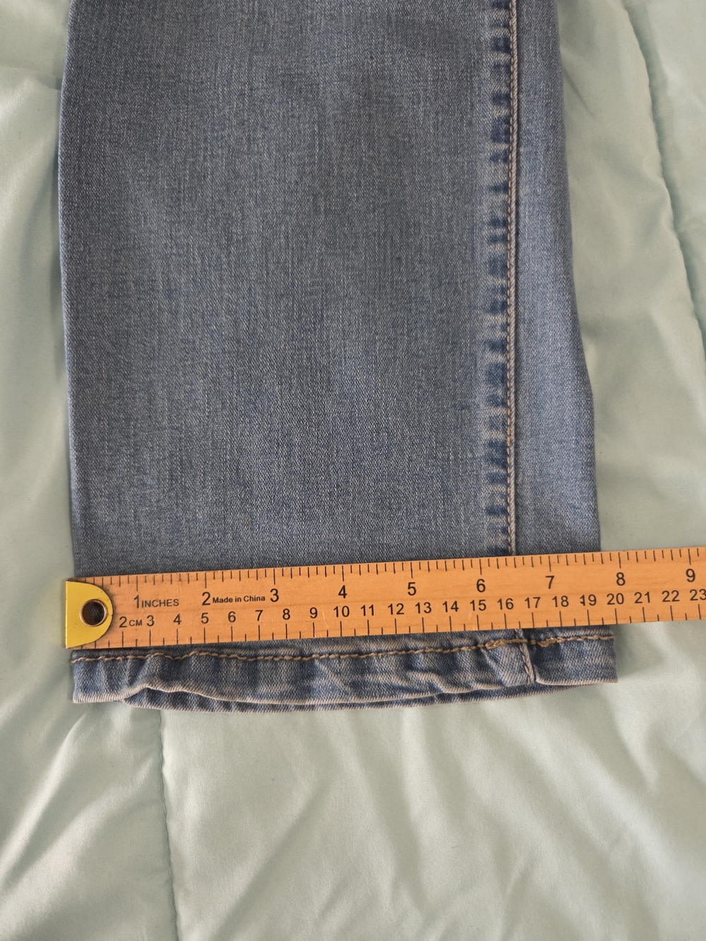 Kenneth Cole Light Blue Slim Straight Men’s Jeans - Picture 5 of 5